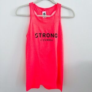 STRONG by Zumba Neon Orange Performance Tank